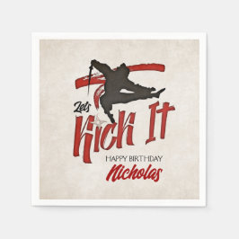 Servilleta De Papel Cumpleaños de Ninja