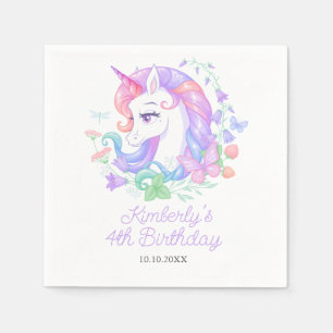 Servilleta De Papel Cumpleaños de niños de todas las edades de Cute Un