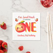 Cumpleaños de nuestra dulce pequeña melocotón