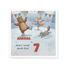 Cumpleaños de patinaje sobre hielo de Winter Slaps