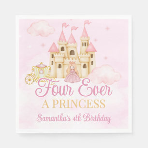 Servilleta De Papel Cumpleaños de Princesa