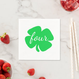 Servilleta De Papel Cumpleaños de San Patricio