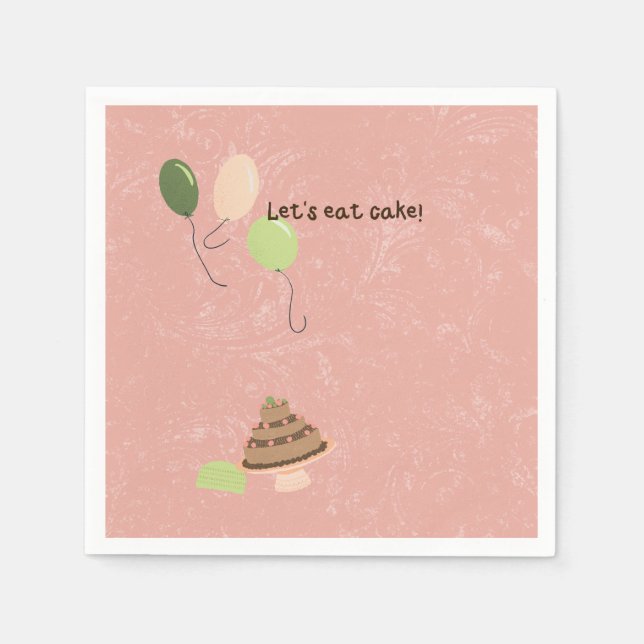 Servilleta De Papel Cumpleaños de Savannah (Anverso)