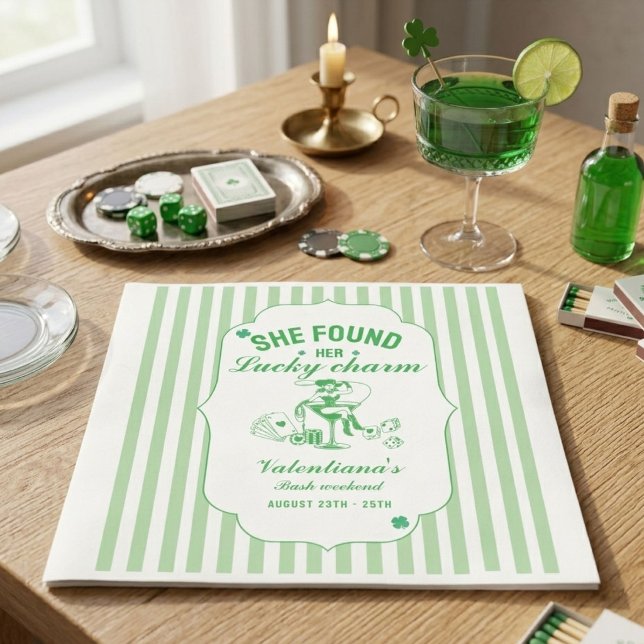Servilleta De Papel Cumpleaños de soltera de San Patricio encontró su  (Subido por el creador)