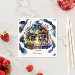 Servilleta De Papel Cumpleaños de un Simple Científico Químico Encanta