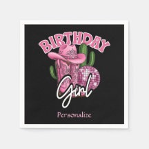 Cumpleaños de Vaquera Rosa Personalizado con Glamo