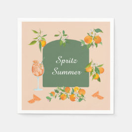 Servilleta De Papel Cumpleaños de verano Spritz