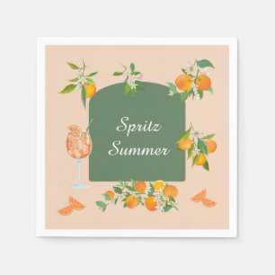 Servilleta De Papel Cumpleaños de verano Spritz