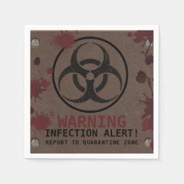 Servilleta De Papel Cumpleaños del apocalipsis zombie | Halloween Bioh