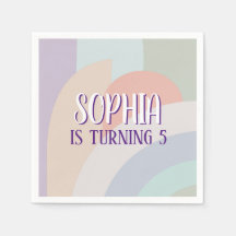 Cumpleaños del arcoiris Boho Pastel