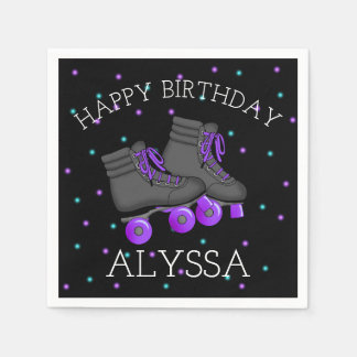 Servilleta De Papel Cumpleaños del chica Roller Skate
