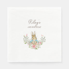 Servilleta De Papel Cumpleaños del Conejo Clásico