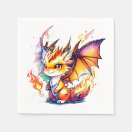 Servilleta De Papel Cumpleaños del Dragon