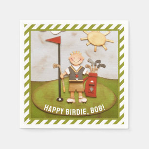 Servilleta De Papel Cumpleaños del Golf