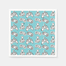 Servilleta De Papel Cumpleaños del juego de video