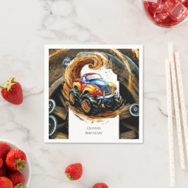 Servilleta De Papel Cumpleaños del montador de carretera simple