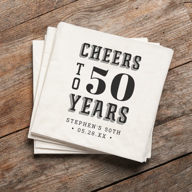 Servilleta De Papel Cumpleaños del personalizado Cheers (Subido por el creador)