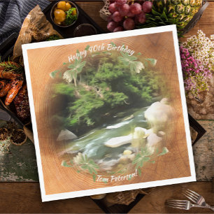 Servilleta De Papel Cumpleaños del río Sur 0365