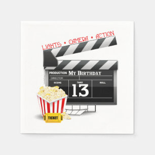 Servilleta De Papel Cumpleaños del tema de la película décimotercer