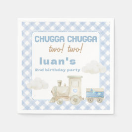 Servilleta De Papel Cumpleaños del Tren Chugga Chugga 