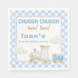 Servilleta De Papel Cumpleaños del Tren Chugga Chugga 
