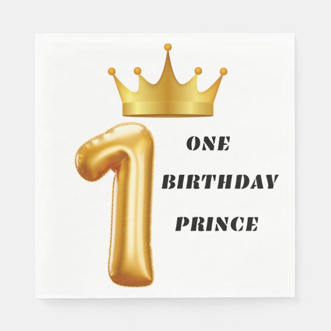 Servilleta De Papel Cumpleaños feliz (Anverso)