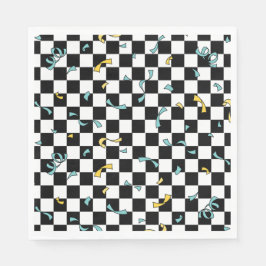 Servilleta De Papel Cumpleaños Fiesta de Retro