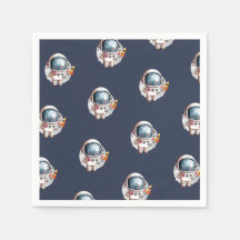 Cumpleaños Hombre Espacial Cohete Nave Luna