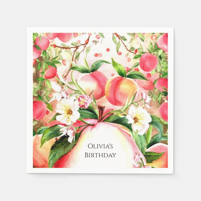 Servilleta De Papel Cumpleaños mágico de los niños (Anverso)