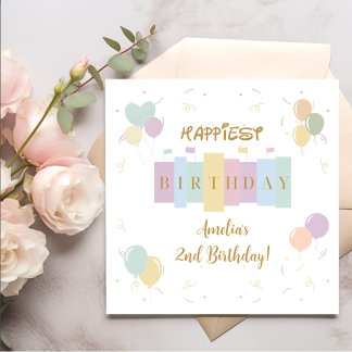 Servilleta De Papel Cumpleaños Más Feliz En La Tierra Cumpleaños Mágic