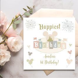 Servilleta De Papel Cumpleaños Más Feliz En La Tierra Cumpleaños Mágic
