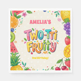 Servilleta De Papel Cumpleaños número 2 de Two-tti Fruity