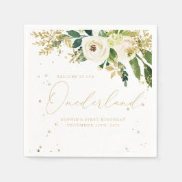 Servilleta De Papel Cumpleaños número uno de Onederland