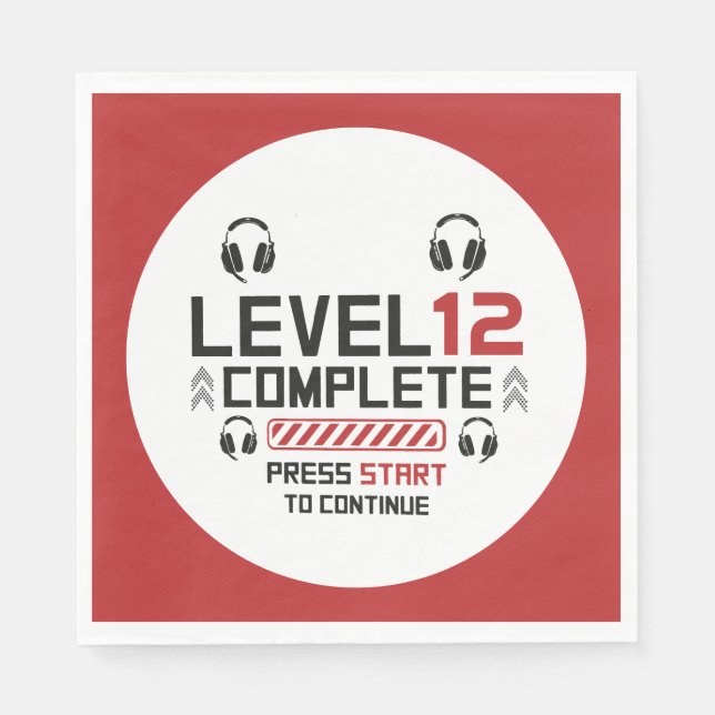 Servilleta De Papel Cumpleaños o Graduación del jugador (Anverso)