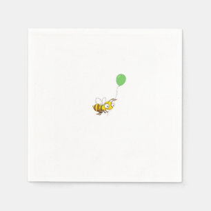 Servilleta De Papel Cumpleaños personalizado de abeja Bumble