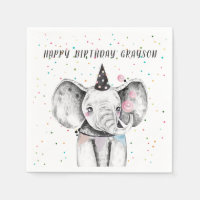 Cumpleaños Personalizado de Animal de Fiesta Simpl
