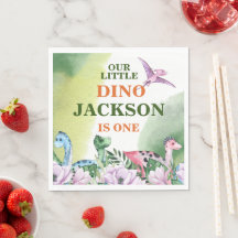 Cumpleaños tema dinosaurio 1 año