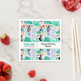 Servilleta De Papel Cumpleaños Tropical (Turcano) de TWO-CAN
