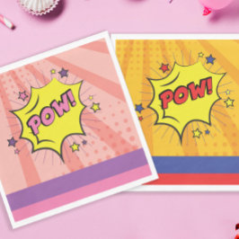 Servilleta De Papel Cumpleaños único de un chico único superhéroe de h