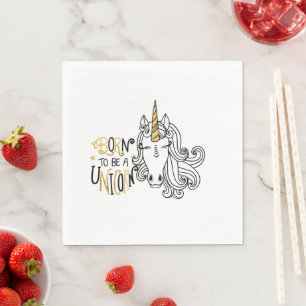 Servilleta De Papel Cumpleaños Unicornio Nacido