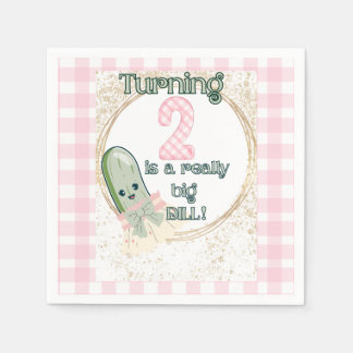 Servilleta De Papel ¡Cumplir 2 años es un verdadero desastre! Napkins