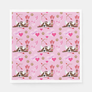 Servilleta De Papel Cupid Basset Hound