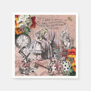 Servilleta De Papel curanda de alice nonsense wonderland