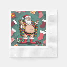 Servilleta De Papel Curiosas navidades de padre