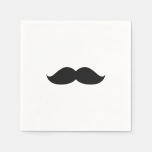 Servilleta De Papel Curioso bigote negro