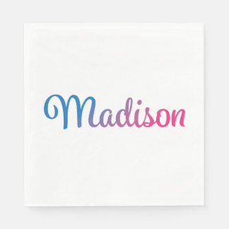 Servilleta De Papel Curva de estilo Madison