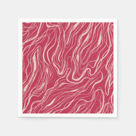 Servilleta De Papel Curvas de esbozo