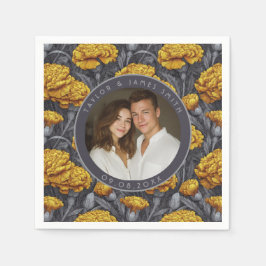 Servilleta De Papel Custom Carnation Inspired Countryside Wedding