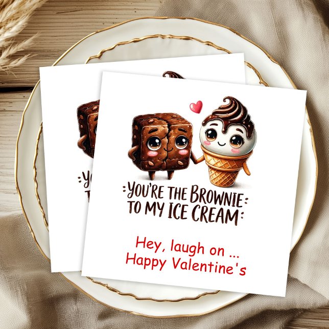 Servilleta De Papel Custom Name Valentine Napkins Funny Food Quotes (Custom Name Valentine Napkins Funny Food Quotes)