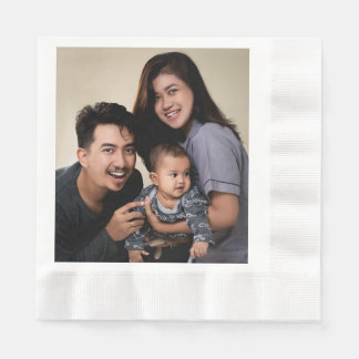 Servilleta De Papel Custom Photo Personalized